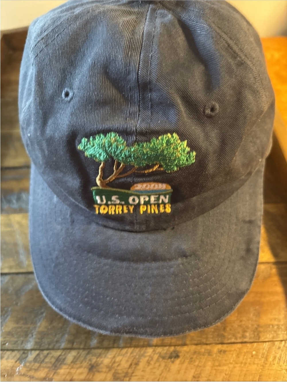 USGA U.S. Open 2008Torrey Pines Embroidered Navy Blue Baseball Cap